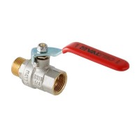 Кран шаровой BASE, стальная рукоятка 1 1/2" вн.-нар.
