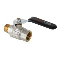 Кран шаровой PERFECT, стальная рукоятка 1 1/4" вн.-нар.