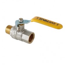 Кран шаровой газ. VALGAS, стальная рукоятка 1/2" вн.-нар.