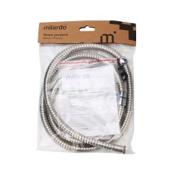 Шланг для душа, 1,6 м, нерж.сталь, EPDM, Milardo