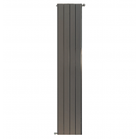 Дизайн-радиатор алюминиевый Stout Sebino 1800 6 секции  универсальное подключение (серый)