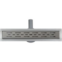 Водоотводящий желоб из нерж. стали Лайн с решеткой Terma Flow-L 70*900мм, сифон на 360град