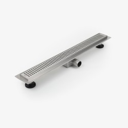 Лоток душевой Iddis Level, нерж. сталь, гориз. выпуск, комб. затвор, перфор. решетка, 700мм