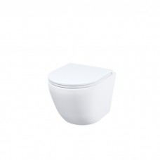 Унитаз подвесной Iddis Blanco Q, без ободка, сид. дюропласт, микролифт, EasyFix