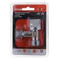 Кран шаровой угловой  TRm 1/2"*1/2" с отражателем (тип L94)