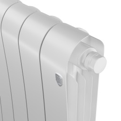 Дизайн-радиатор бимет. Royal Thermo Infinity Bianco Traffico VDR 500 x 100 - 12 секц.(нижн.подкл.)