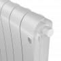 Дизайн-радиатор бимет. Royal Thermo Infinity Bianco Traffico VDR 500 x 100 - 12 секц.(нижн.подкл.)