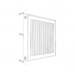 Радиатор панельный Royal Thermo COMPACT C11-300-500 RAL9016