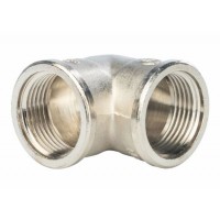 Угольник ВВ никелированный 1/2" STOUT