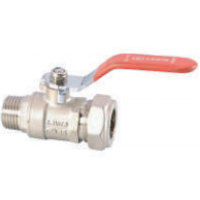 Кран шаровой Aquaflex 15 х 1/2" нар.