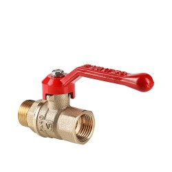 Кран шаровой СТАНДАРТ, длинная рукоятка 1", вн.-нар. (PN40)